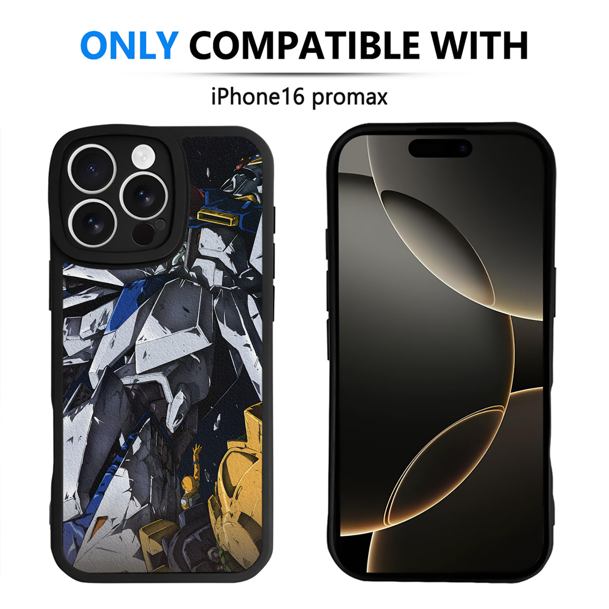 （画像用） 機動戦士ガンダム Mobile Suit Gundam 【iPhone 16シリーズ対応】シリコンスマホケース（レザー調） 材質：シリコン